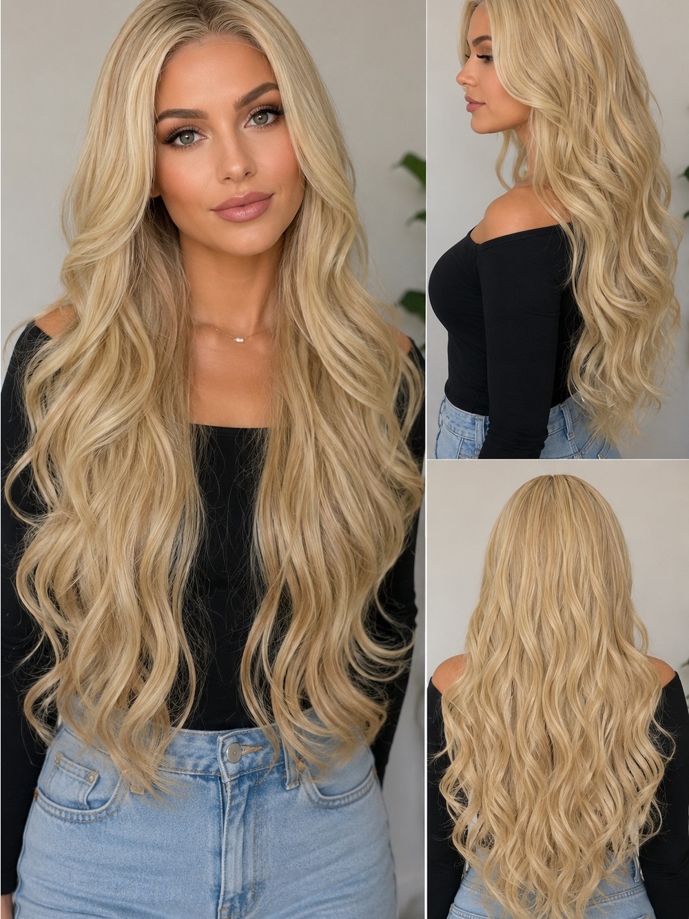 Cloud 9 Blonde Swiss Lace Wig - Light Blonde